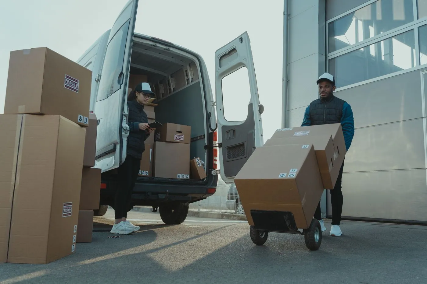 removal van ready for a move